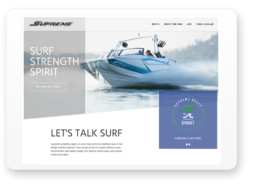 Supreme towboats tablet with shadow