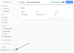 Add User to Google Search Console